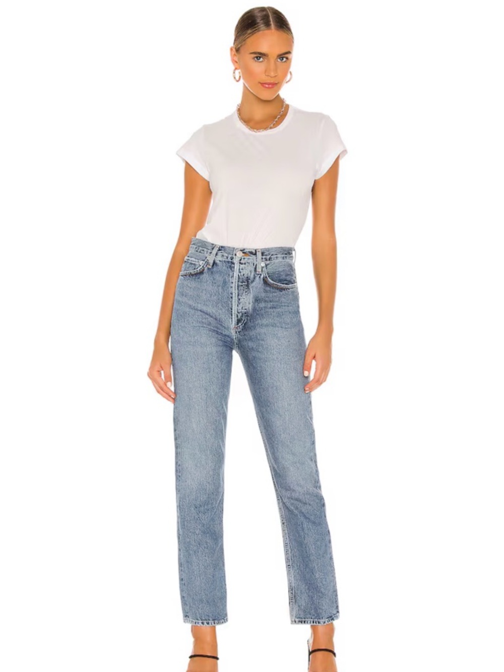 AGOLDE 90's Pinch Waist Jeans Size 30 - Picture 9 of 11